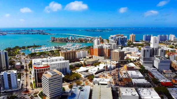 Scenic view of downtown Sarasota and bay